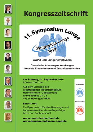 Die Kongresszeitung ist zum Symposium-Lunge 2018 erschienen kongresszeitung 2018
